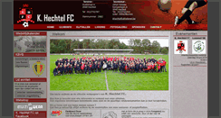 Desktop Screenshot of khechtelfc.be